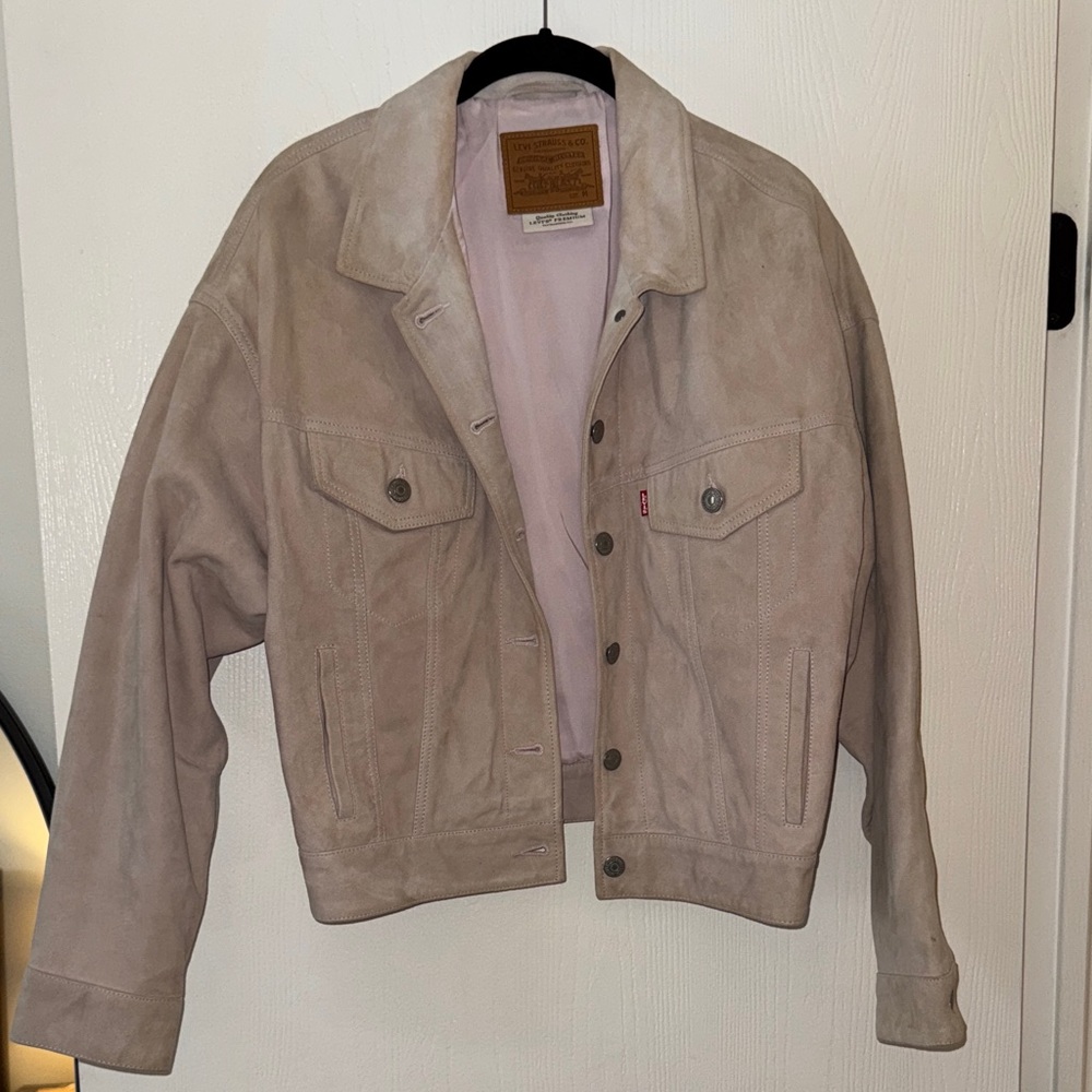 Levi's Suede cropped Jacket